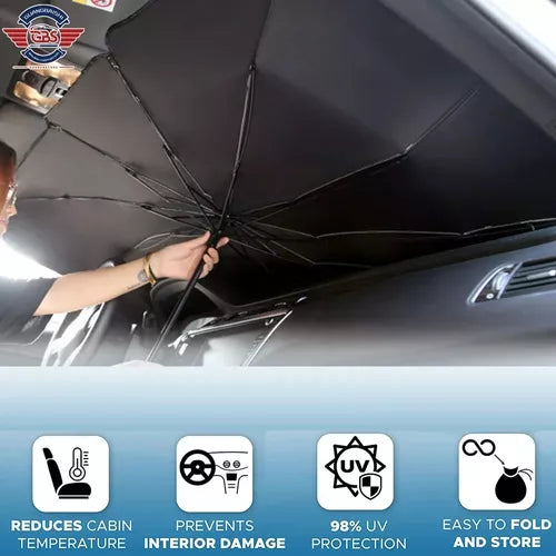 Sombrilla Parasol Carro Protección Solar