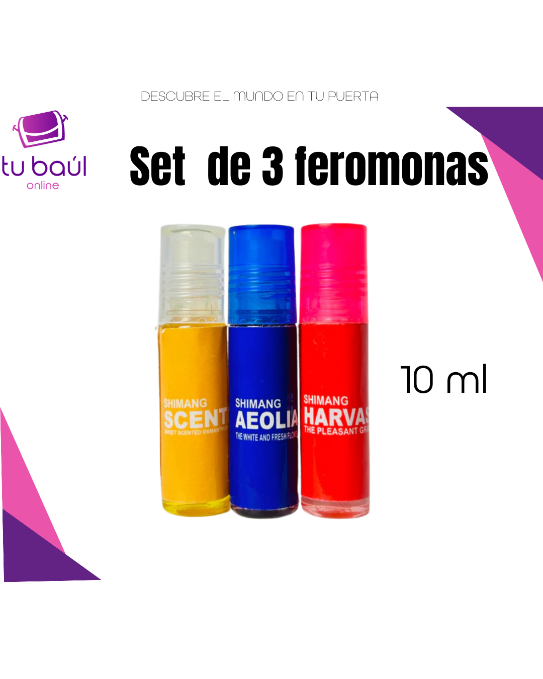 Set de perfumes Roll - On con Feromonas