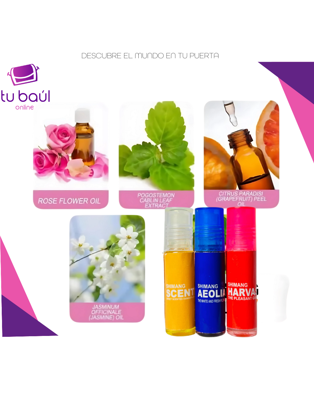 Set de perfumes Roll - On con Feromonas