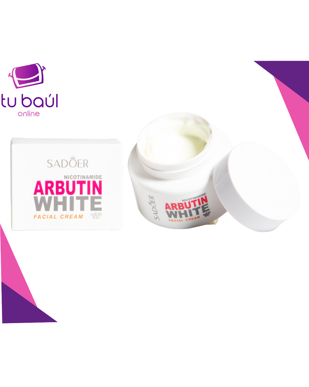 Crema Aclarante Arbutina y Nicotinamida de SADOER