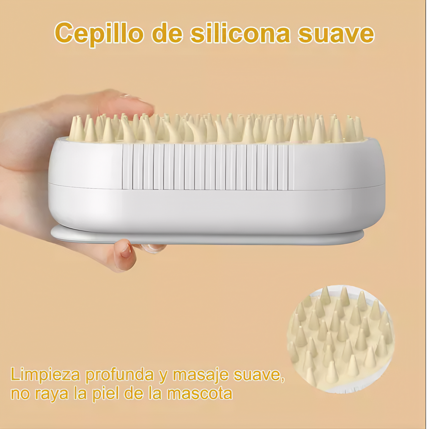Cepillo de Aseo mascotas con Pulverización