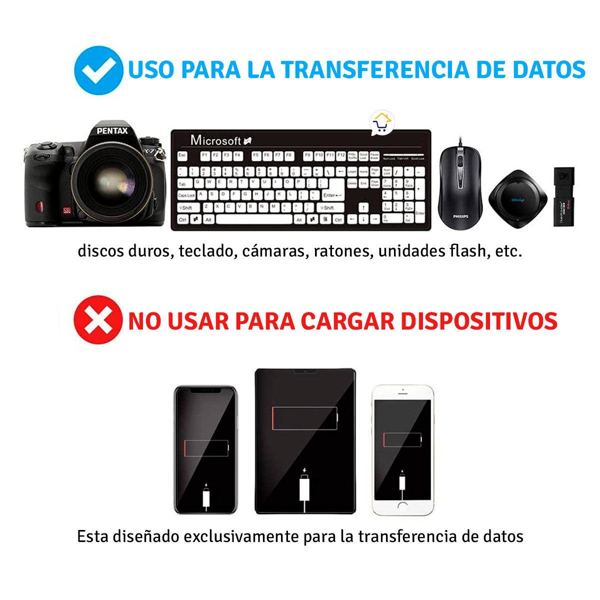 Multipuertos USB/Interruptor