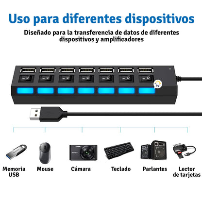 Multipuertos USB/Interruptor