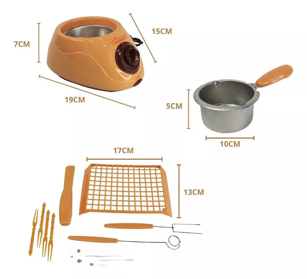Maquina para derretir chocolate