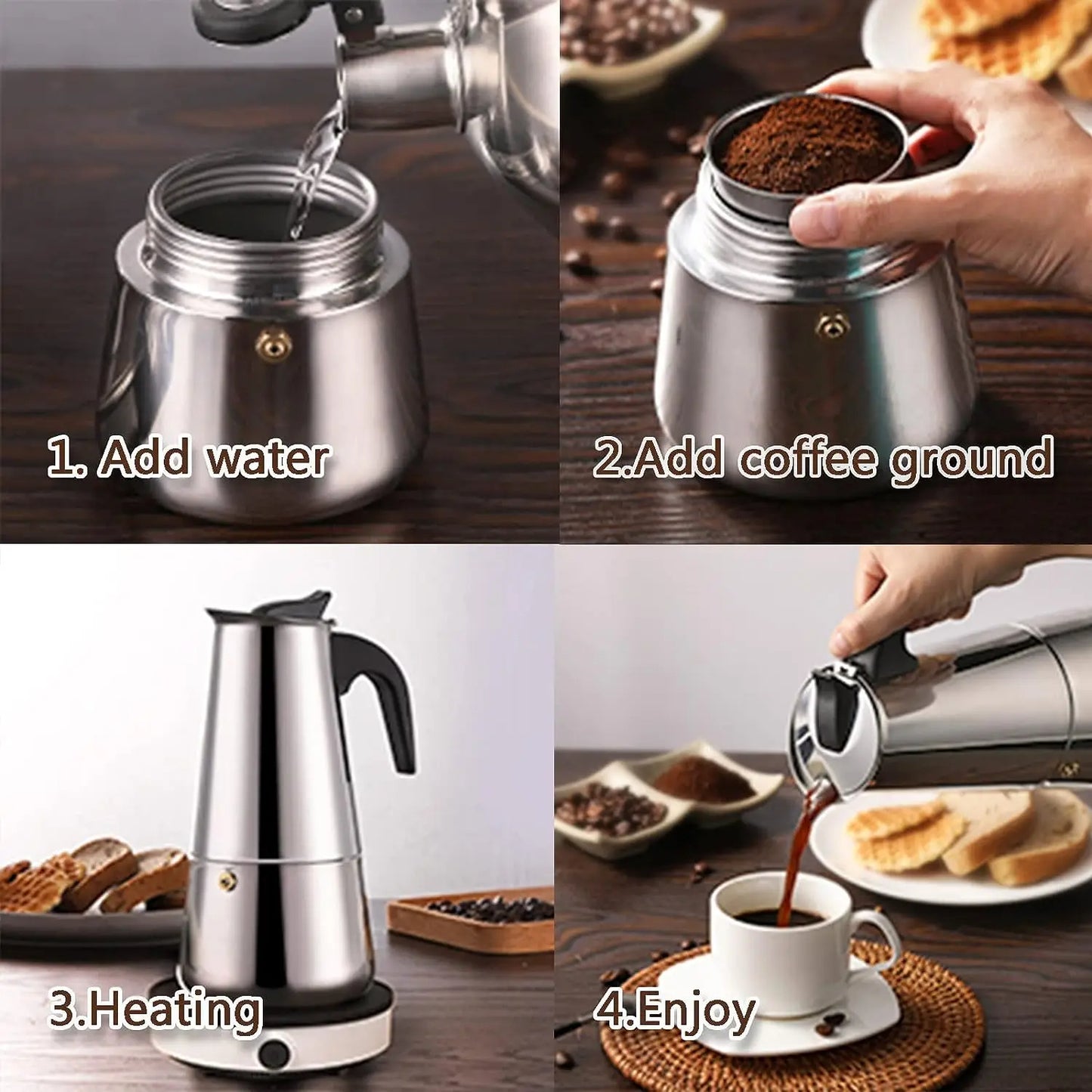 Cafetera Expreso 9 tazas
