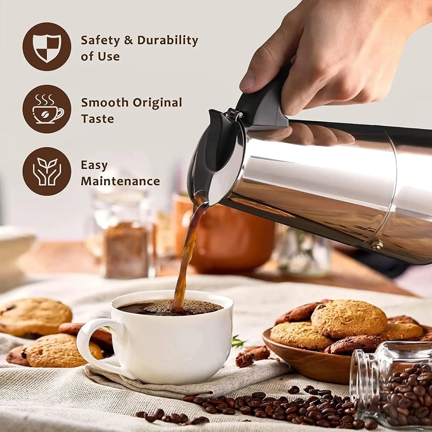 Cafetera Expreso 9 tazas