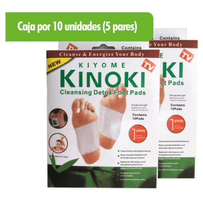 CAJA DE PARCHES DETOX KINOKI PARA PIES