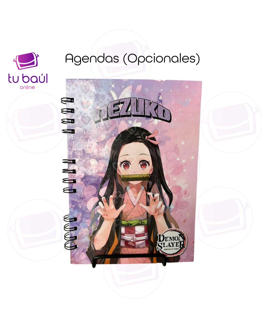 Agenda Argollada Cuadriculada – 100 Hojas con Diseño Anime