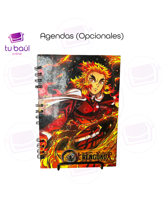 Agenda Argollada Cuadriculada – 100 Hojas con Diseño Anime