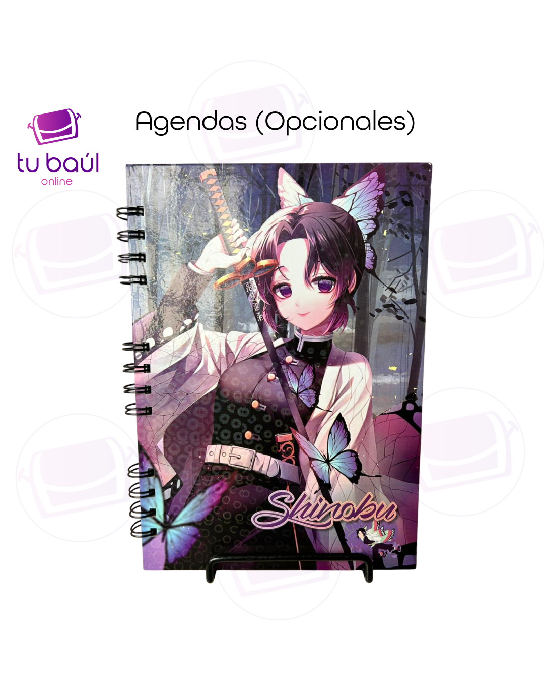 Agenda Argollada Cuadriculada – 100 Hojas con Diseño Anime