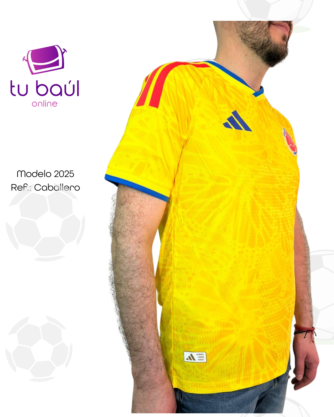 Camiseta Selección Colombia 2026 – Caballero (Edición Mundial)