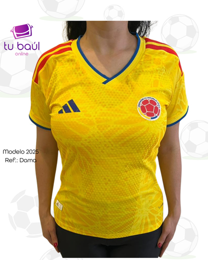 Camiseta Selección Colombia 2026 – Dama (Edición Mundial)