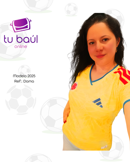 Camiseta Selección Colombia 2026 – Dama (Edición Mundial)