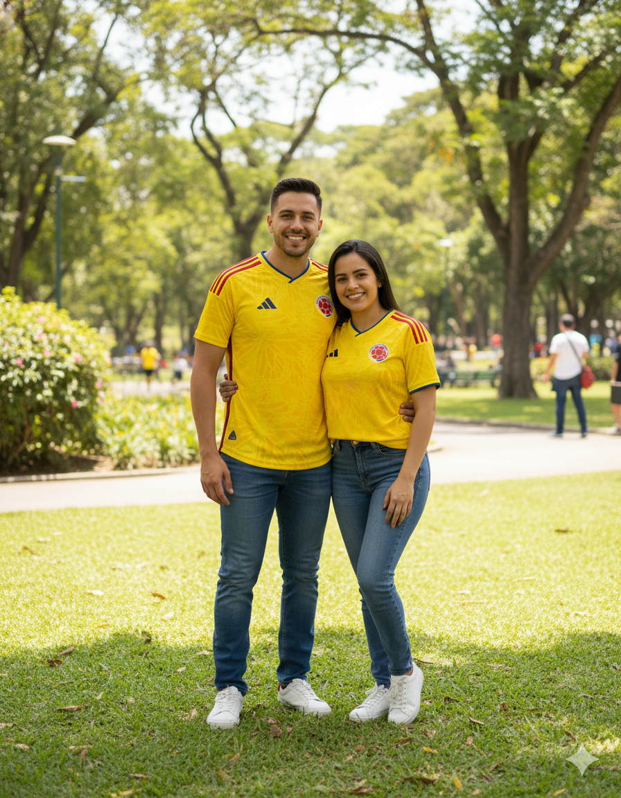 Camiseta Selección Colombia 2026 – Dama (Edición Mundial)