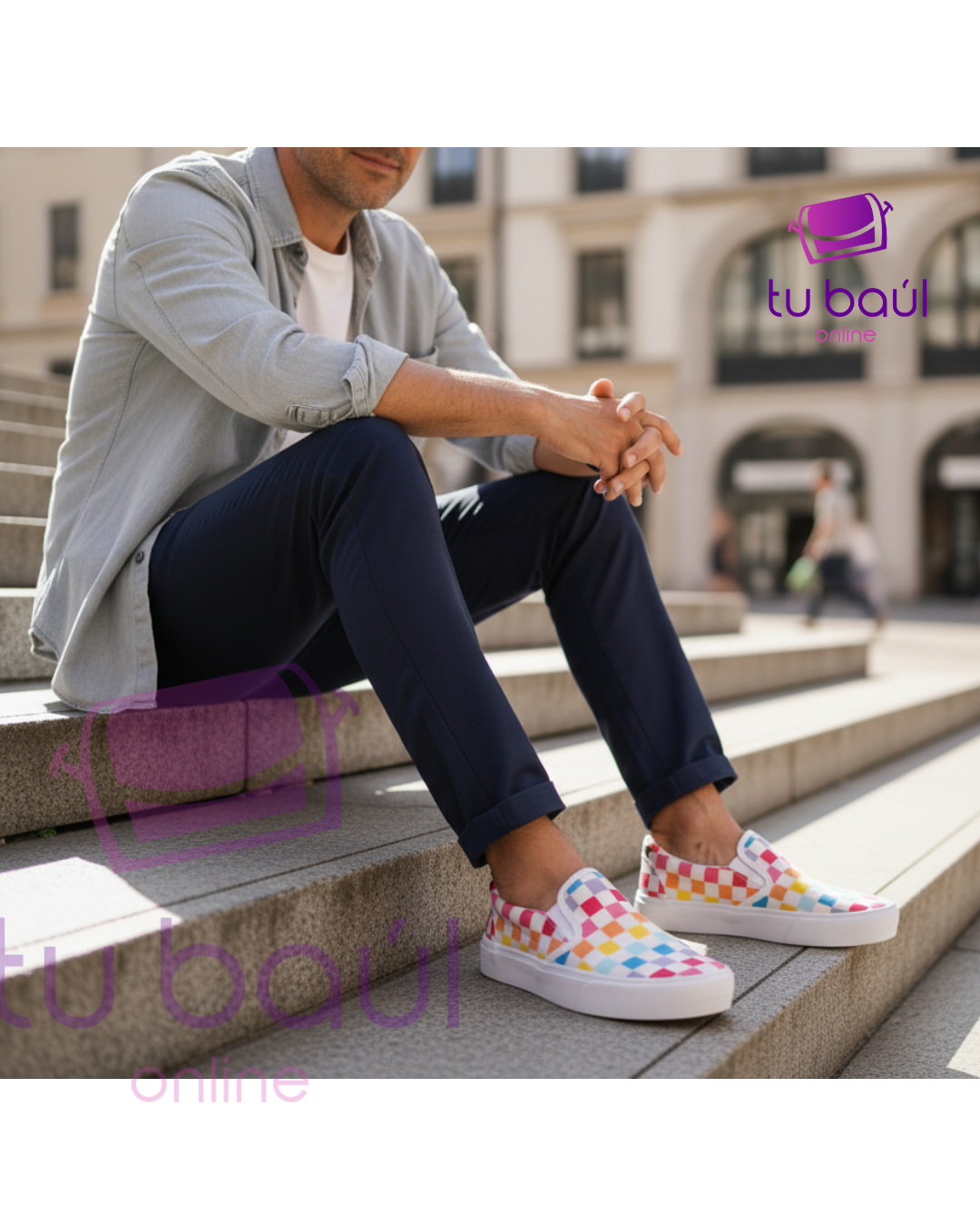 ZAPATILLAS YAK –  MULTICOLOR CHECKERBOARD- UNISEX