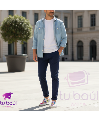 ZAPATILLAS YAK –  MULTICOLOR CHECKERBOARD- UNISEX