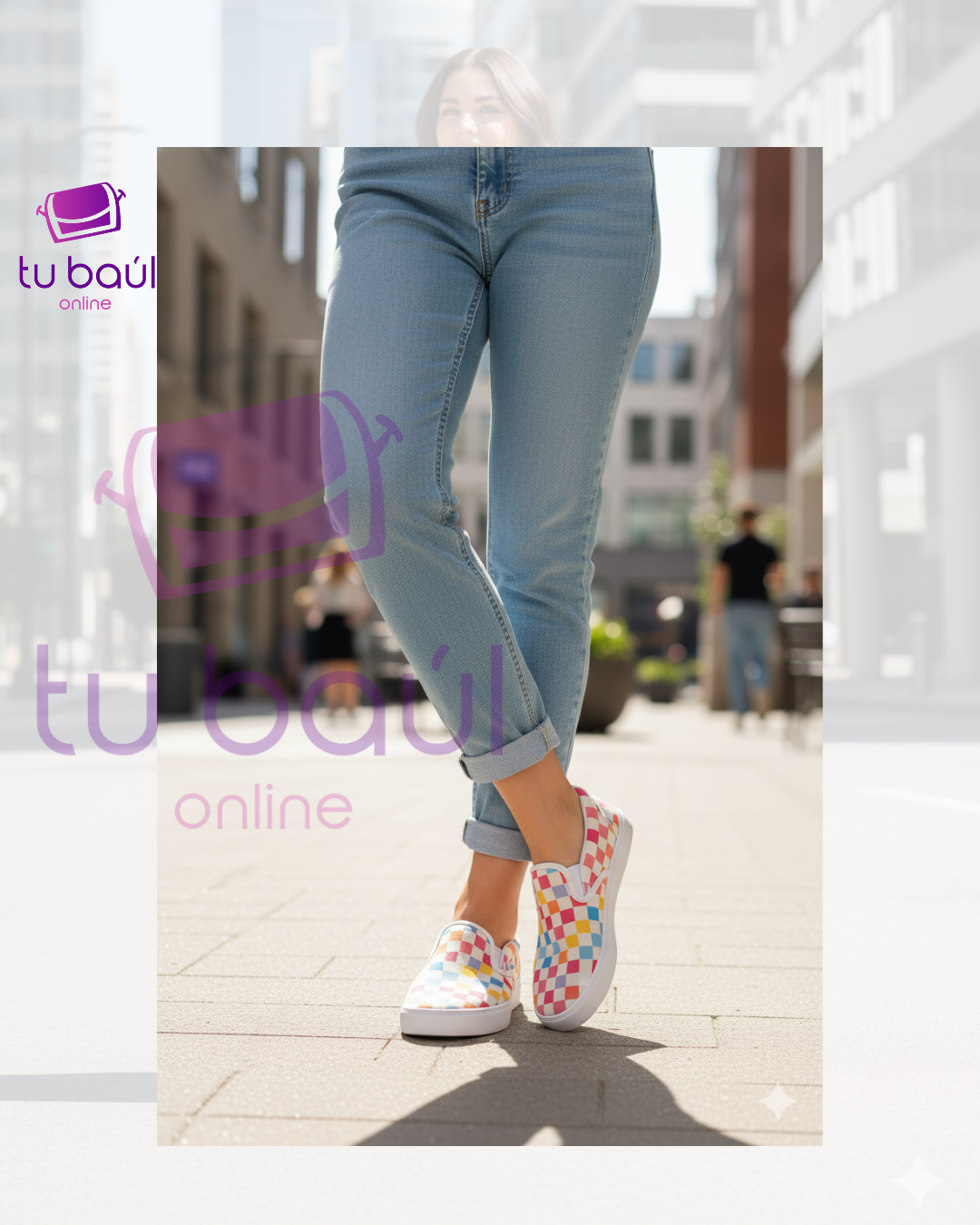 ZAPATILLAS YAK –  MULTICOLOR CHECKERBOARD- UNISEX