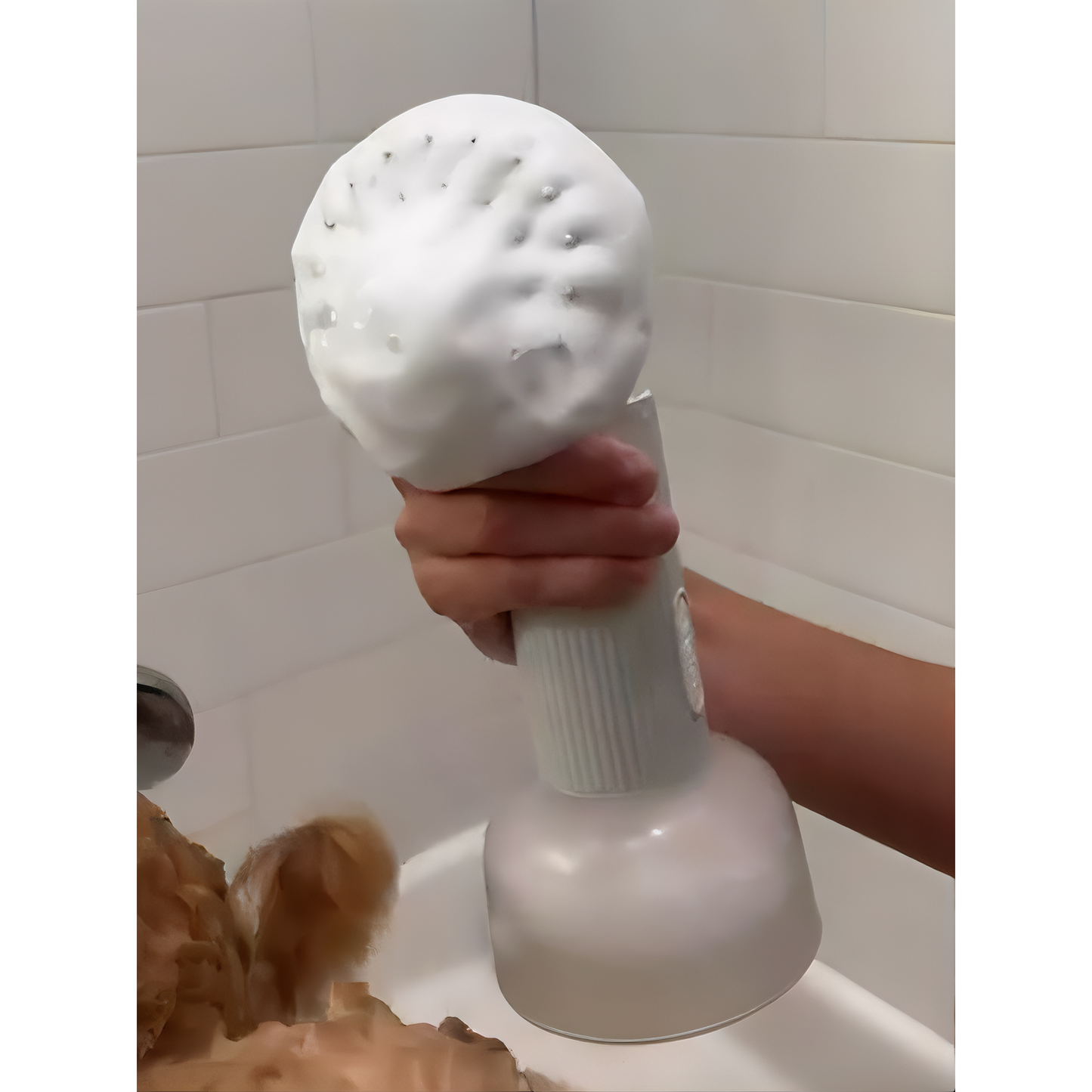 Cepillo de Baño Espuma para Mascotas